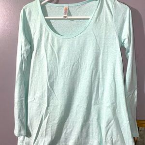 Lularoe Teal Long Sleeve Shirt